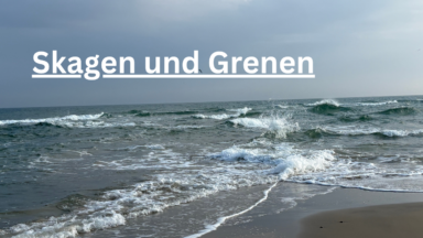 Wellen am Grenen bei Skagen, wo Skagerrak und Kattegat aufeinandertreffen