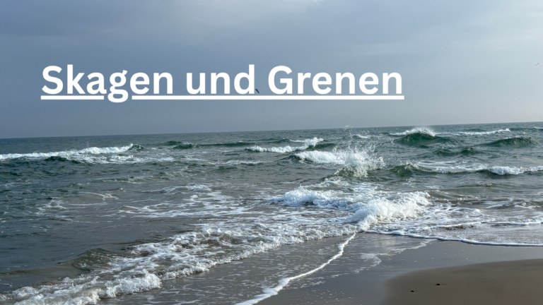 Wellen am Grenen bei Skagen, wo Skagerrak und Kattegat aufeinandertreffen