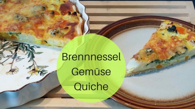 Brennnessel-Gemüse-Quiche