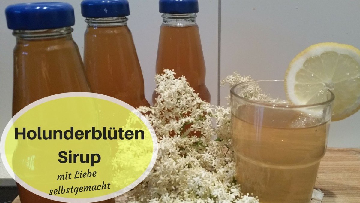 Holunderblüten Sirup (klassisch) | StrahleMensch